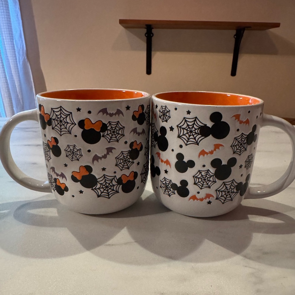 Couples Disney Minnie and Mickey Halloween Mugs